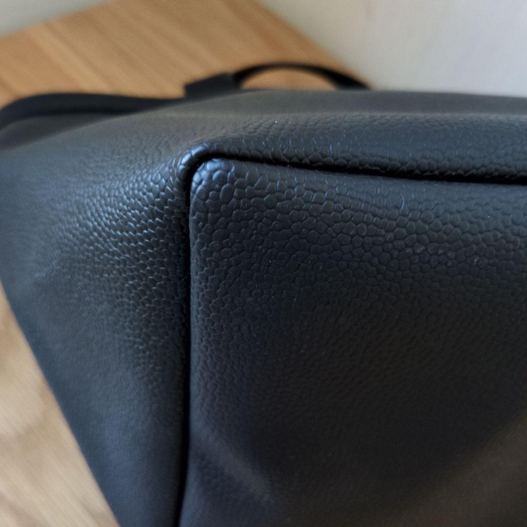 エルベシャプリエ　707GP ノワール　黒　Mサイズ　舟型トート