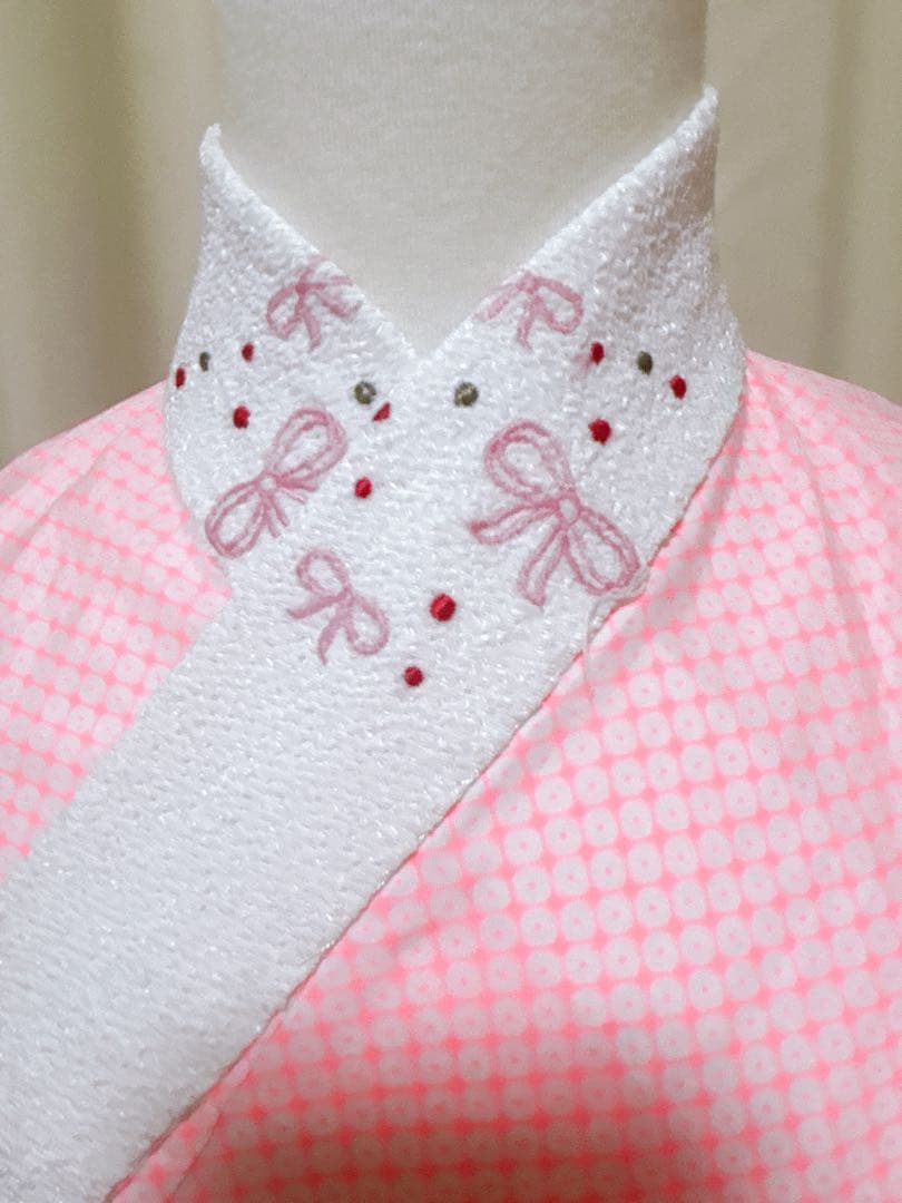 お買い得品♡七五三　7歳　女の子　フルセット　正絹　ピンク　蝶々