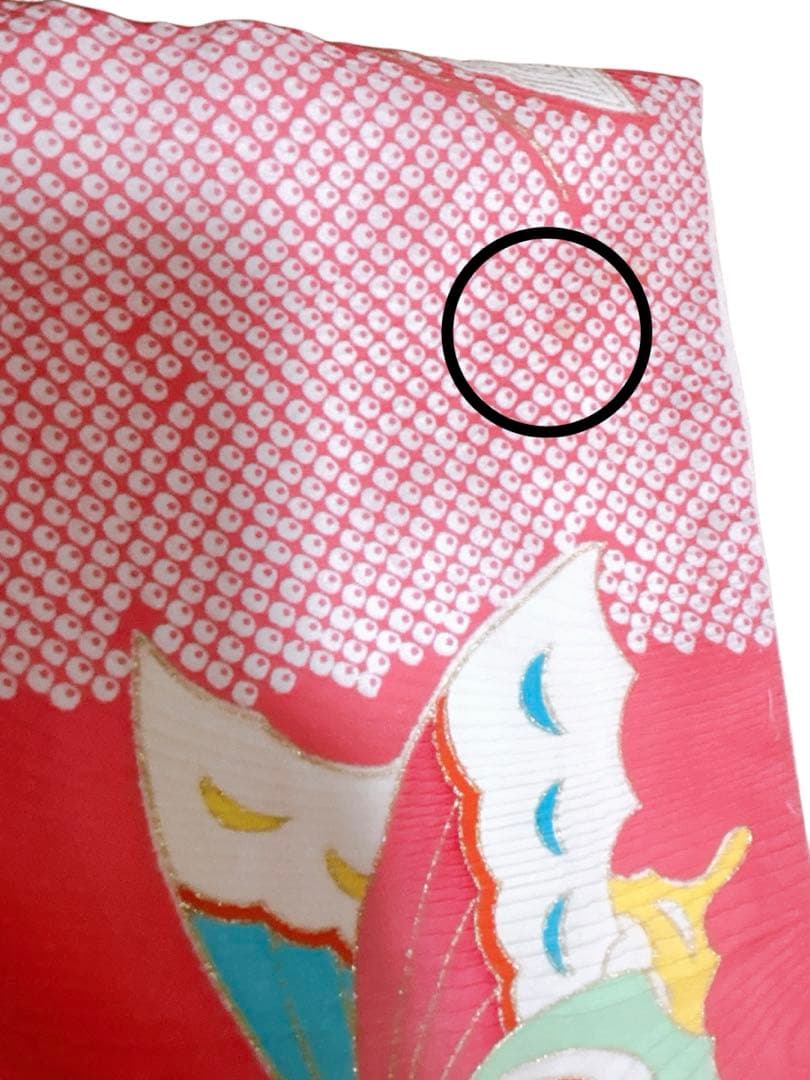 お買い得品♡七五三　7歳　女の子　フルセット　正絹　ピンク　蝶々