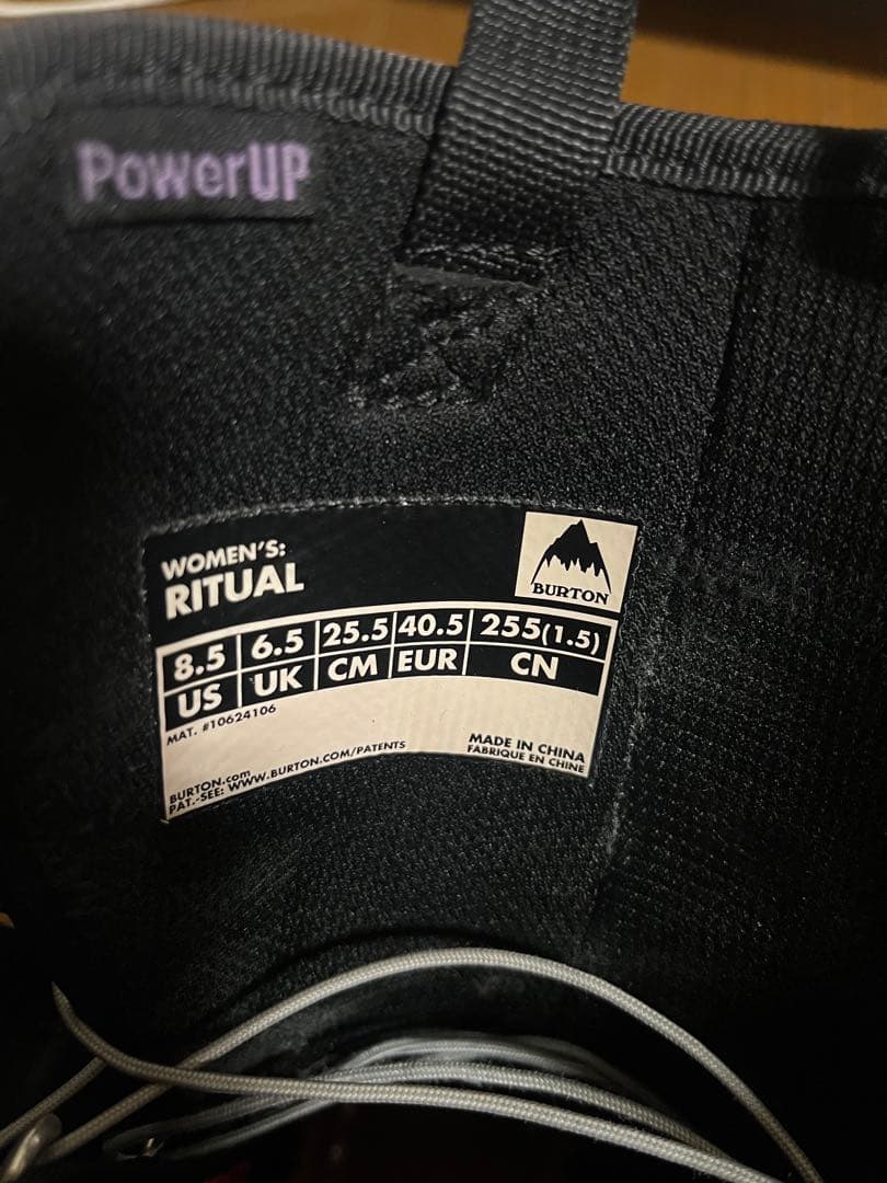 BURTON バートン RITUAL リチュアル　US8.5(25.5cm）