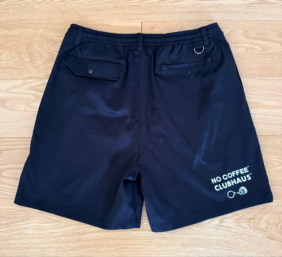 【完売品】NO COFFEE×CLUBHAUS ハーフパンツ
