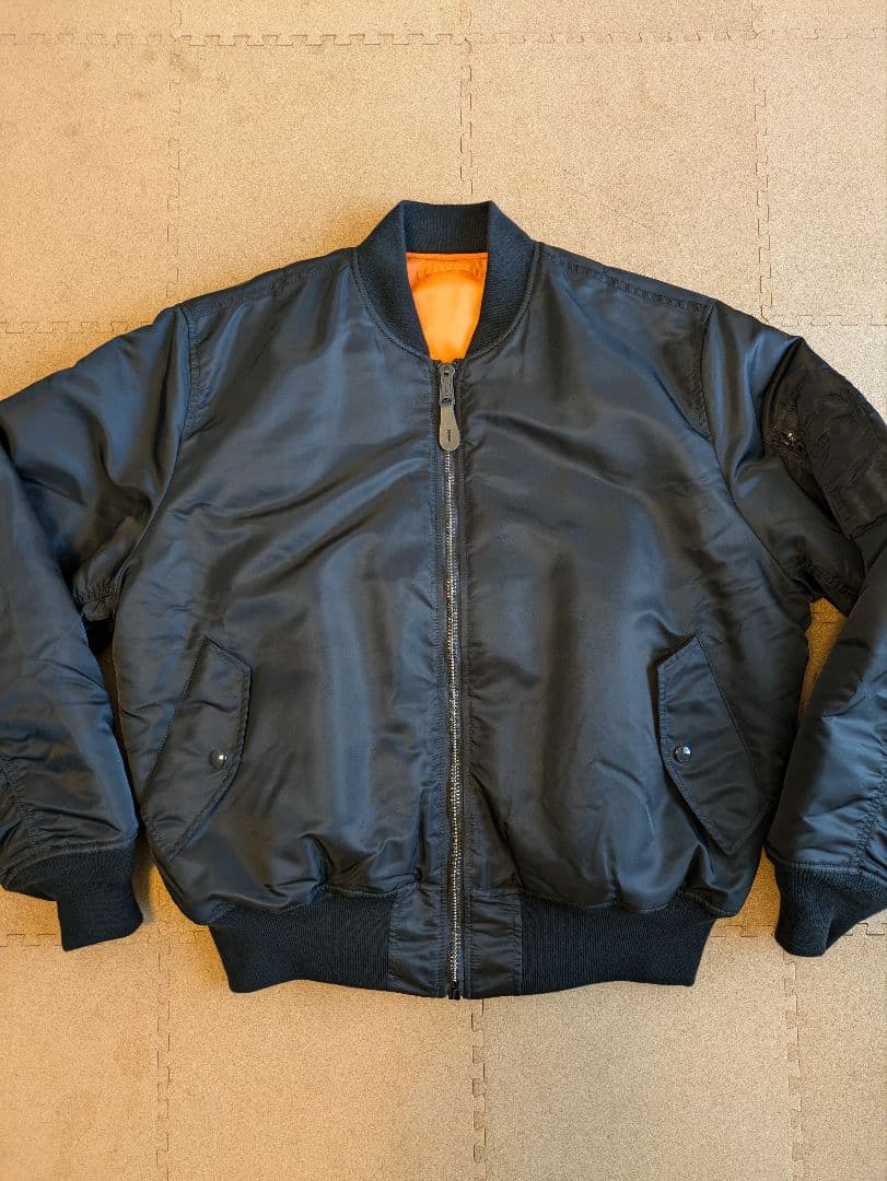 Valley Apparel バレイアパレル MA-1 ブラックXL 美品