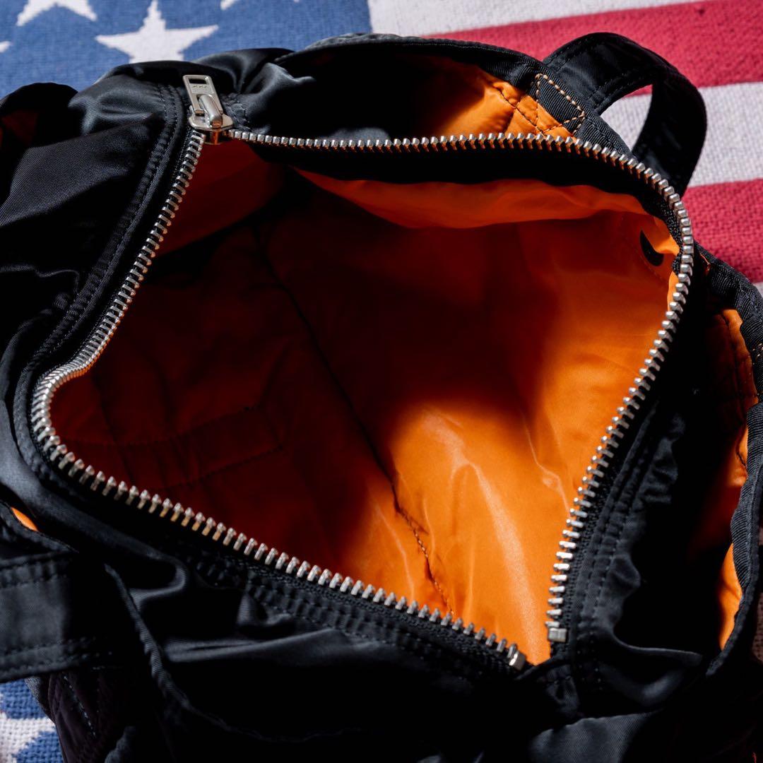 PORTER ポーター吉田カバンブラックナイロン ドラムバッグ