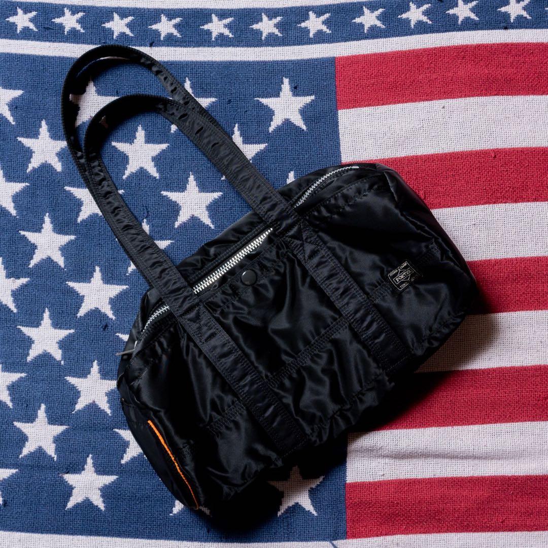 PORTER ポーター吉田カバンブラックナイロン ドラムバッグ