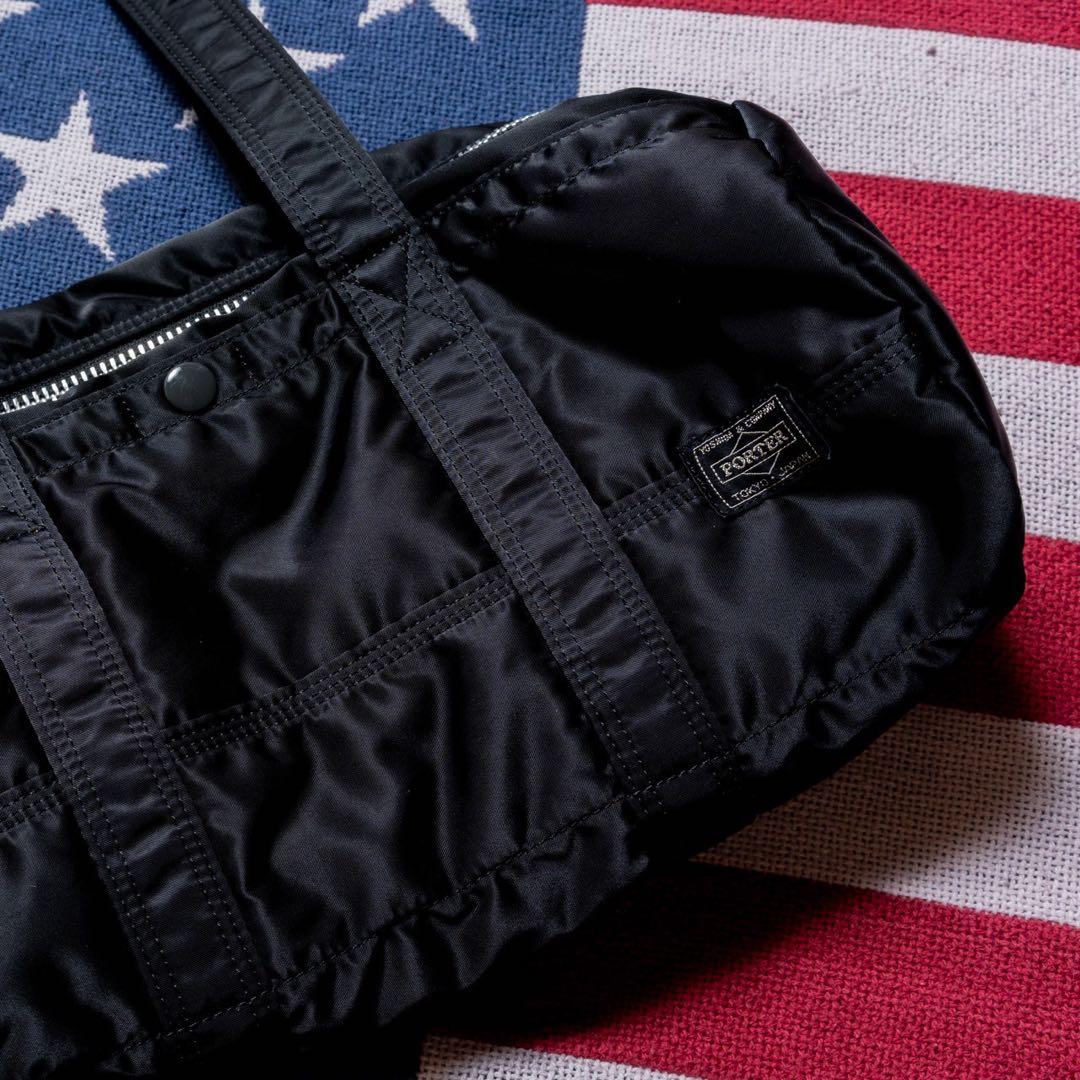 PORTER ポーター吉田カバンブラックナイロン ドラムバッグ