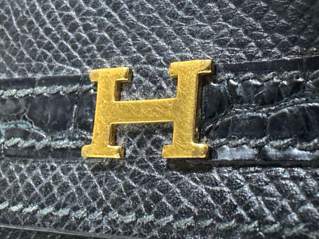 美品✨エルメス HERMES 4連キーケース クロコダイル×べアン 定価35万❣️