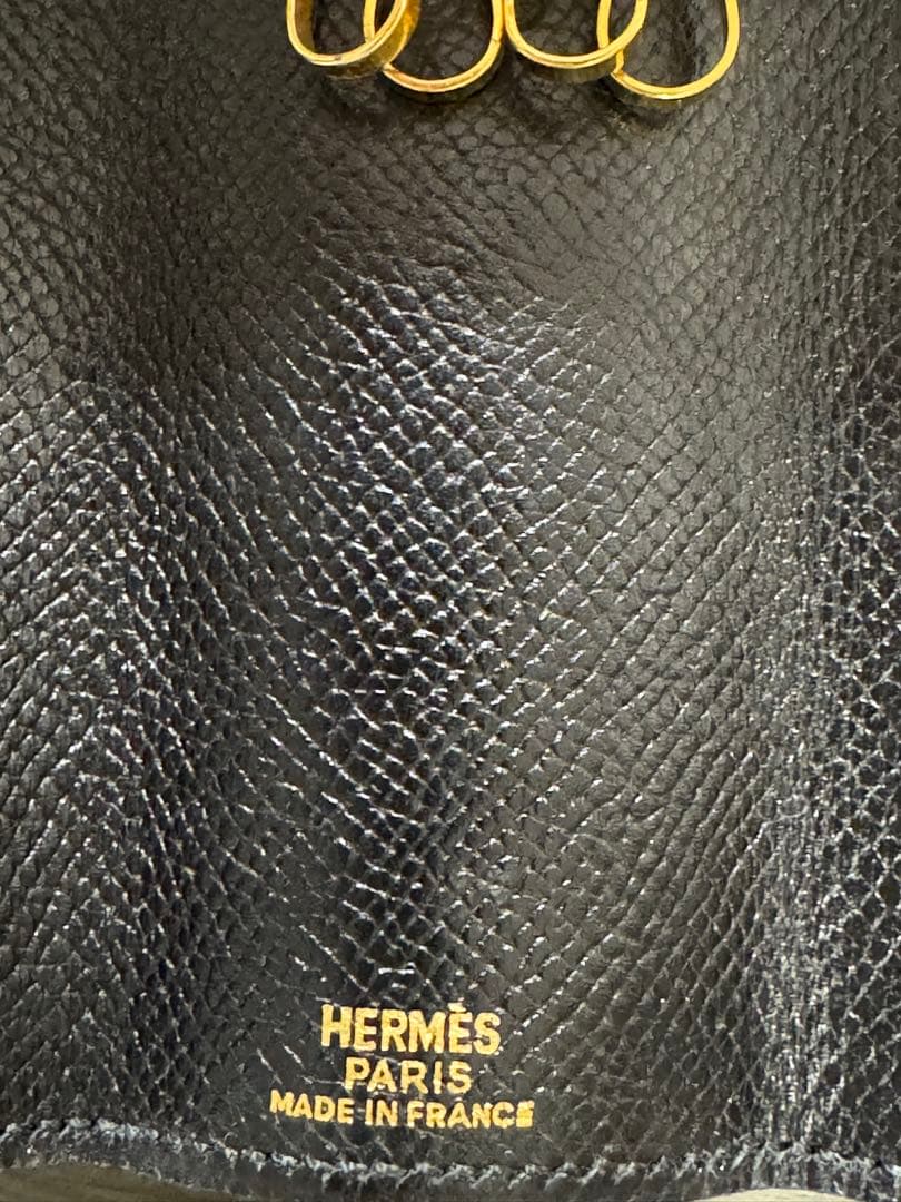 美品✨エルメス HERMES 4連キーケース クロコダイル×べアン 定価35万❣️