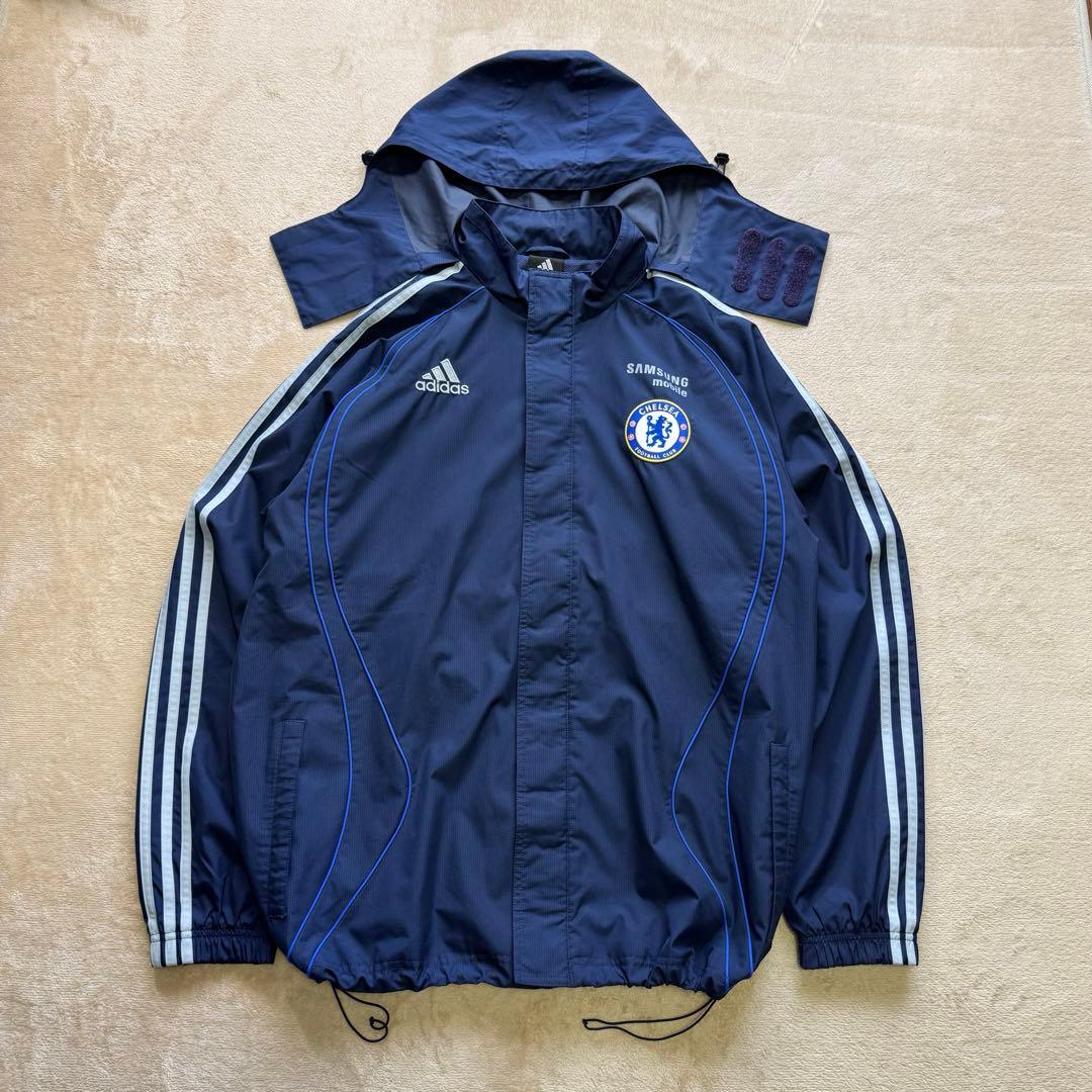 【激レア・入手困難】アディダス チェルシー　ウィンドブレーカー　ドローコード