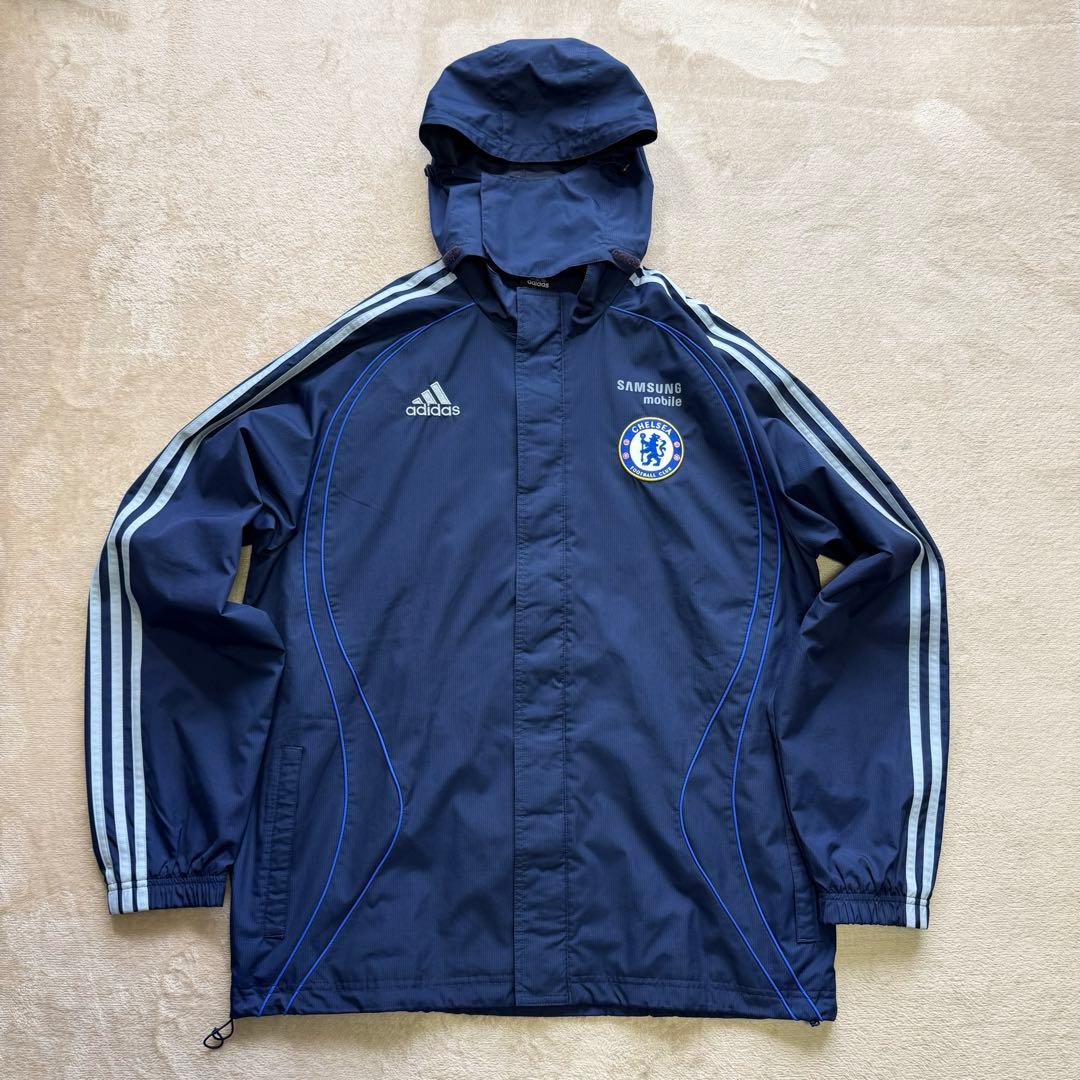 【激レア・入手困難】アディダス チェルシー　ウィンドブレーカー　ドローコード