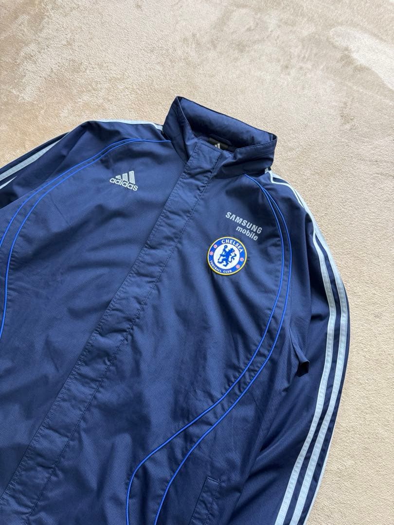 【激レア・入手困難】アディダス チェルシー　ウィンドブレーカー　ドローコード