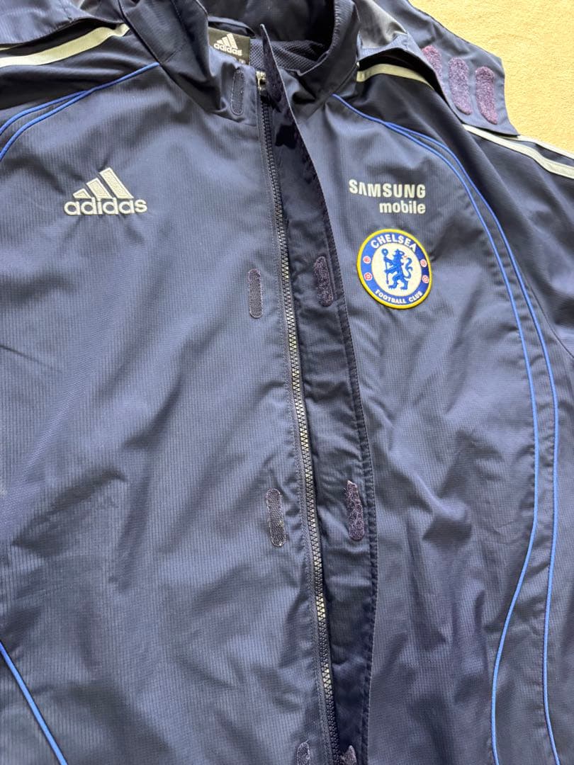 【激レア・入手困難】アディダス チェルシー　ウィンドブレーカー　ドローコード