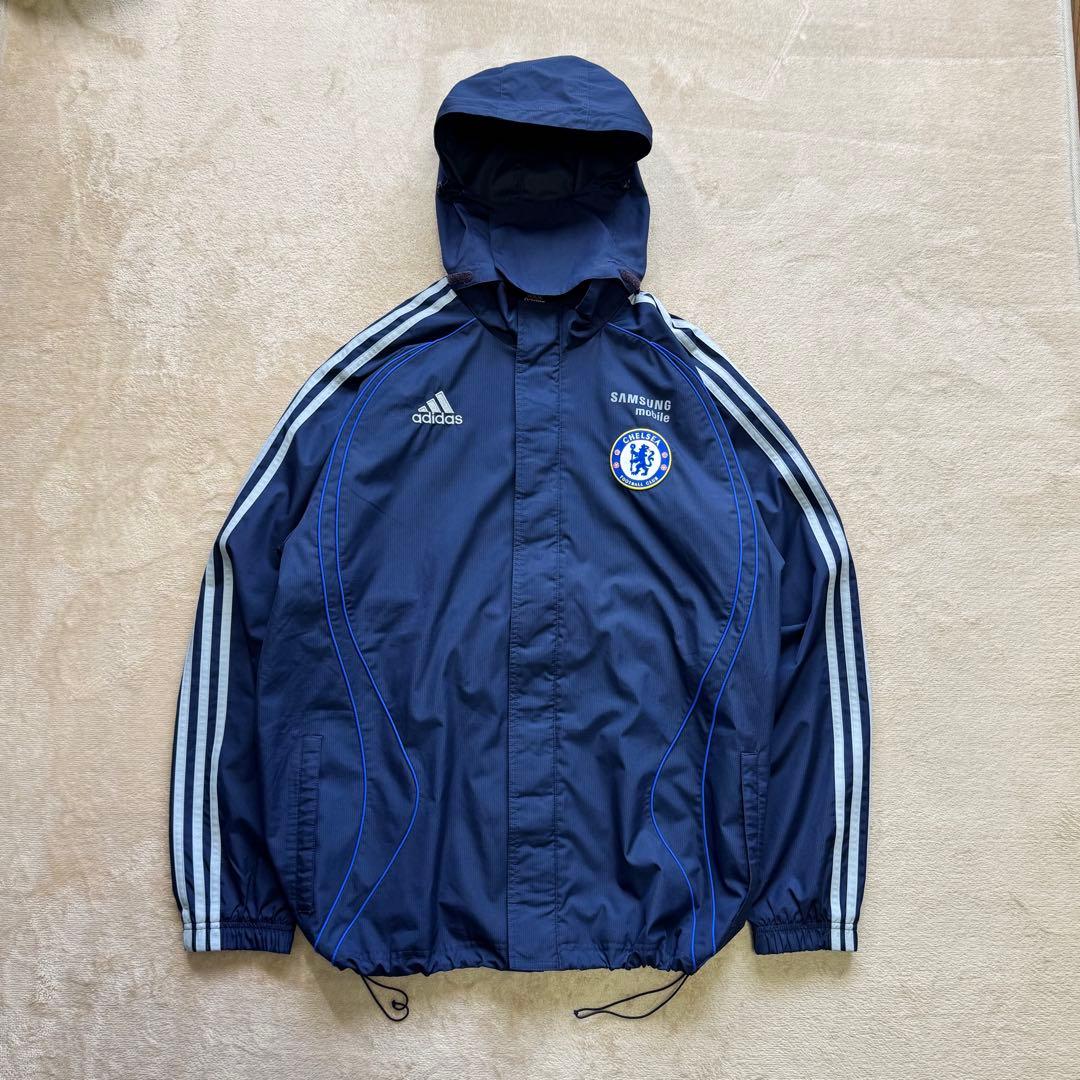 【激レア・入手困難】アディダス チェルシー　ウィンドブレーカー　ドローコード
