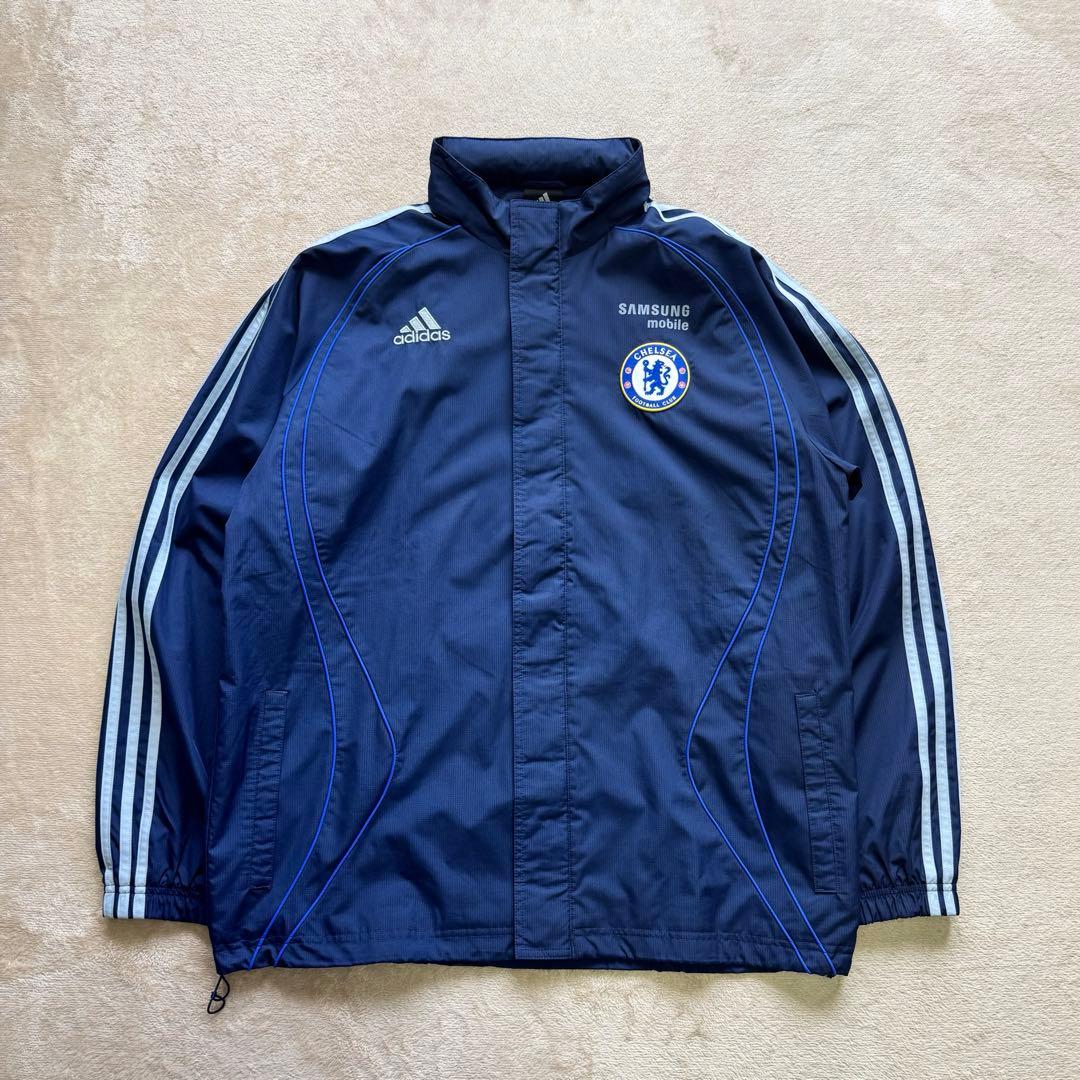 【激レア・入手困難】アディダス チェルシー　ウィンドブレーカー　ドローコード