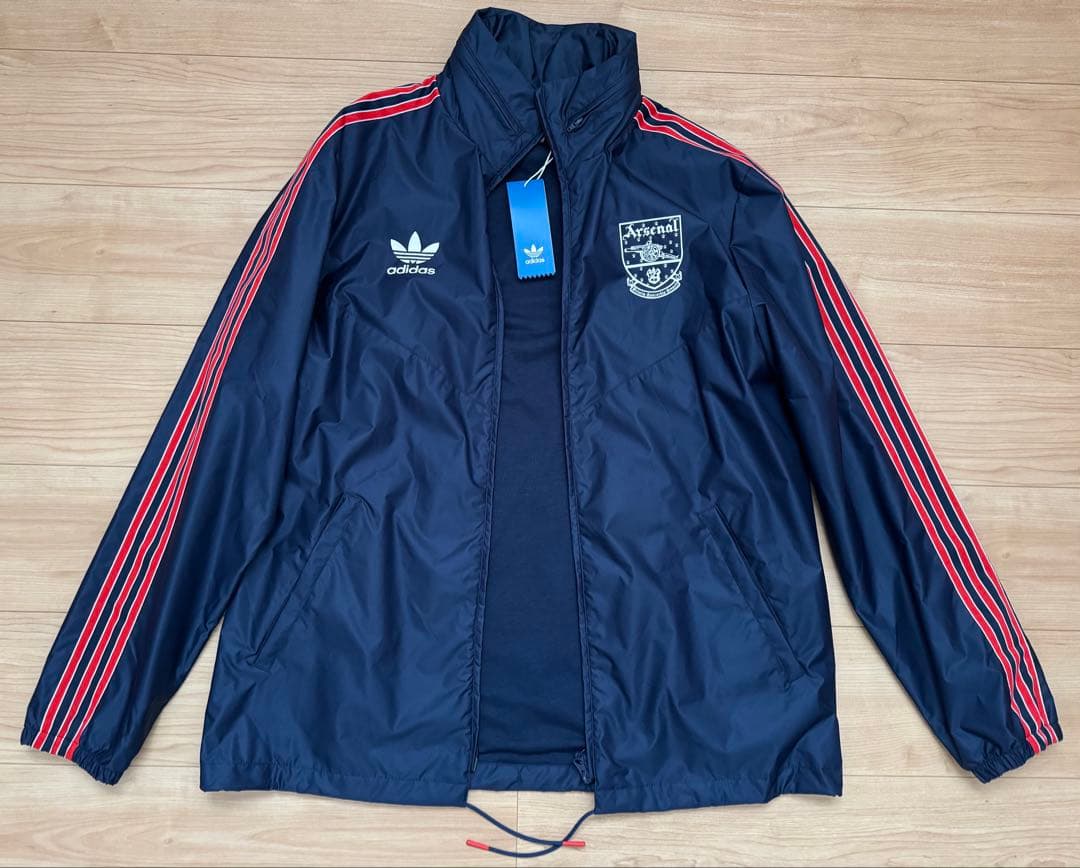 タグ付未使用 アディダスオリジナルス アーセナルFC レインジャケット フーディ