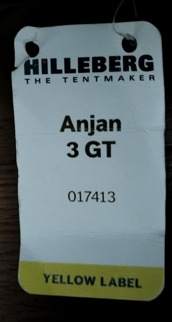 wataru　HILLEBERG ヒルバーグ アンヤンAnjan 3GT