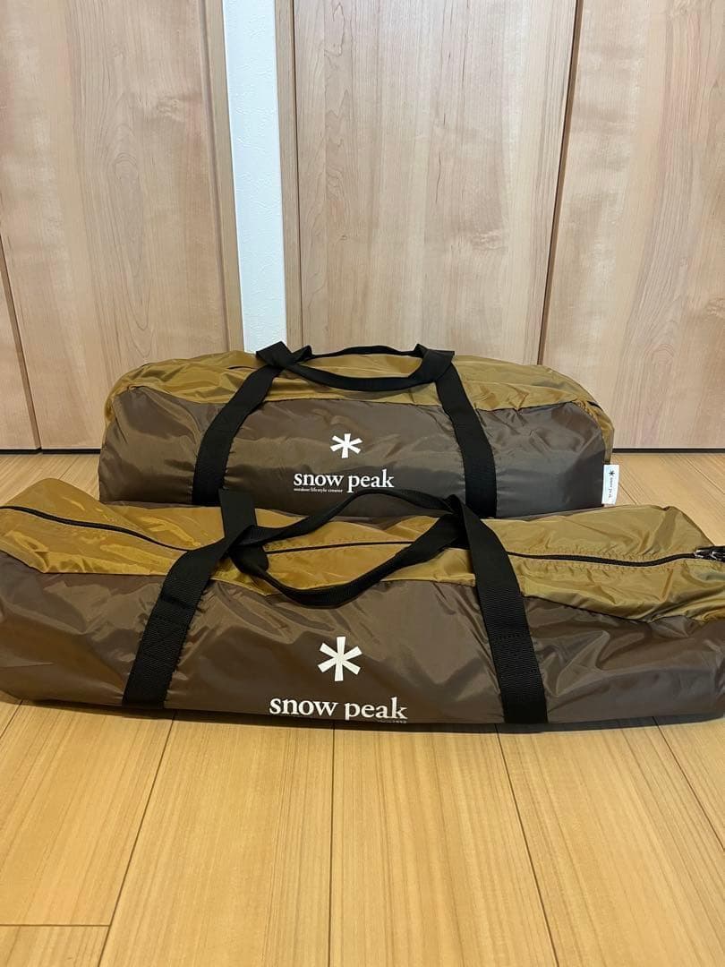 【新品未使用】スノーピーク 4人用テント/タープset エントリーパックTT