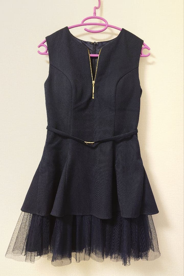 ローブドフルール DEA./ディア チュール フレア ミニドレス キャバ