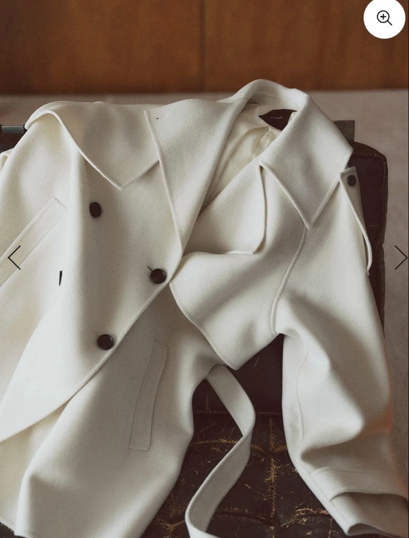 チコ✩anuan リバーウールミドルトレンチコート