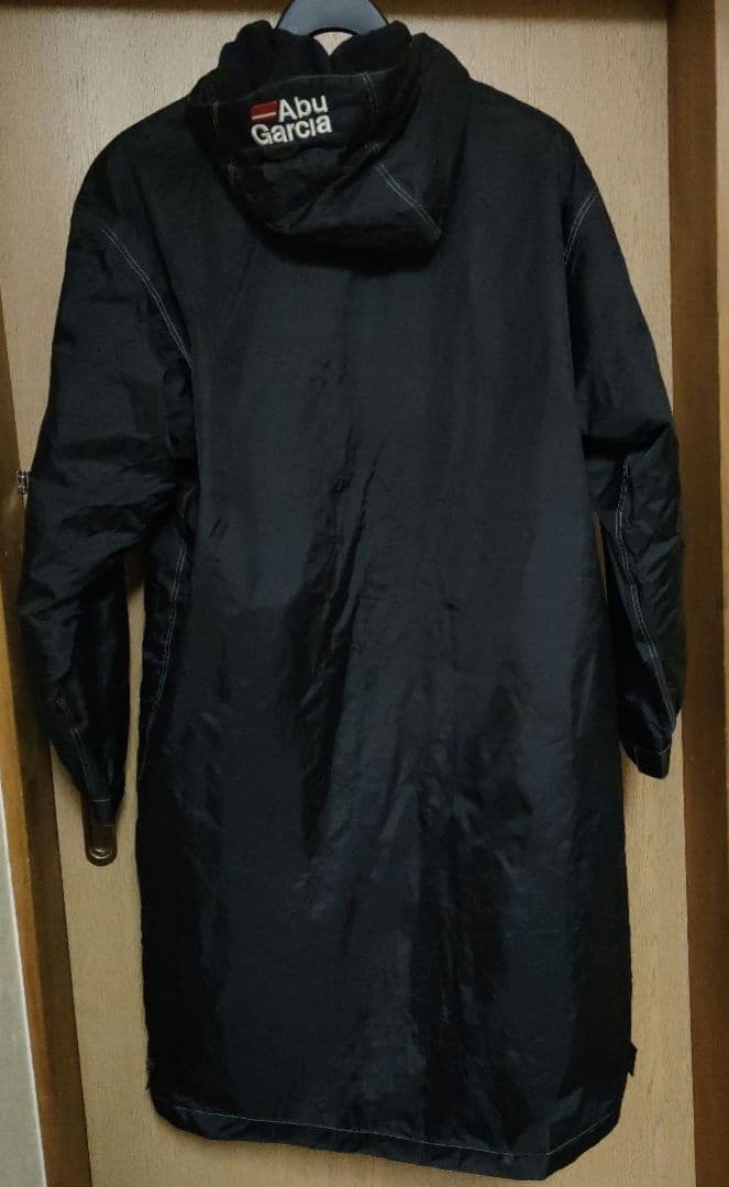 アブガルシア　Abu Garcia フード付フィッシングロングコート　ブラック