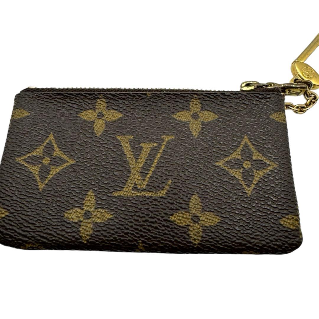 美品　ルイヴィトン　モノグラム　ポシェットクレ　ケース　ゴールド金具