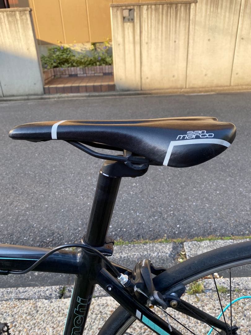 Bianchi ロードバイク ブラック/ターコイズ