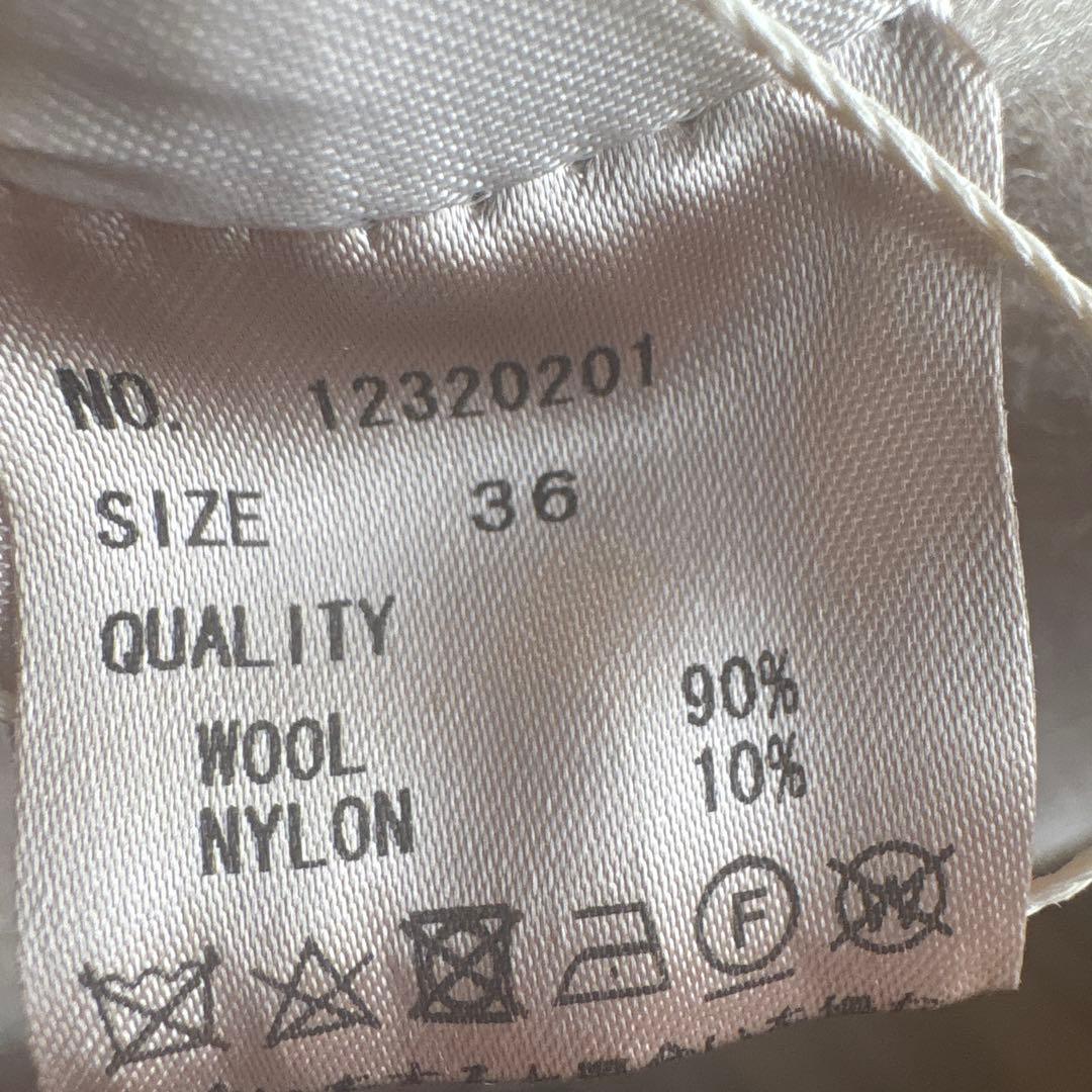 トゥデイフル　ウールジップブルゾン　アウター　ベージュ