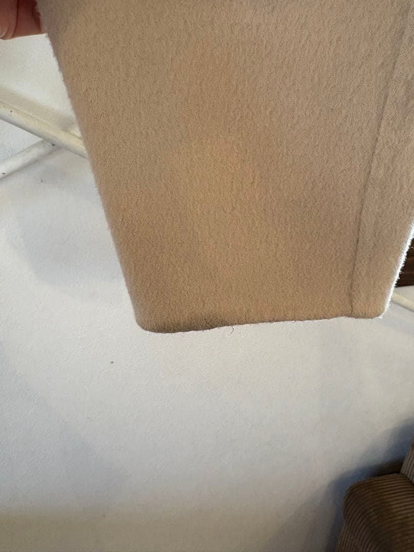 トゥデイフル　ウールジップブルゾン　アウター　ベージュ