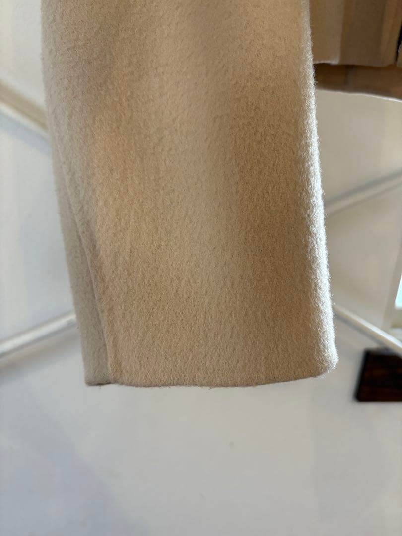 トゥデイフル　ウールジップブルゾン　アウター　ベージュ