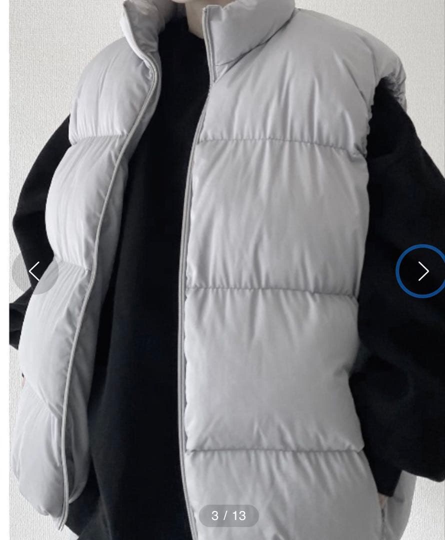 yaca ダウンベスト　Freeサイズ