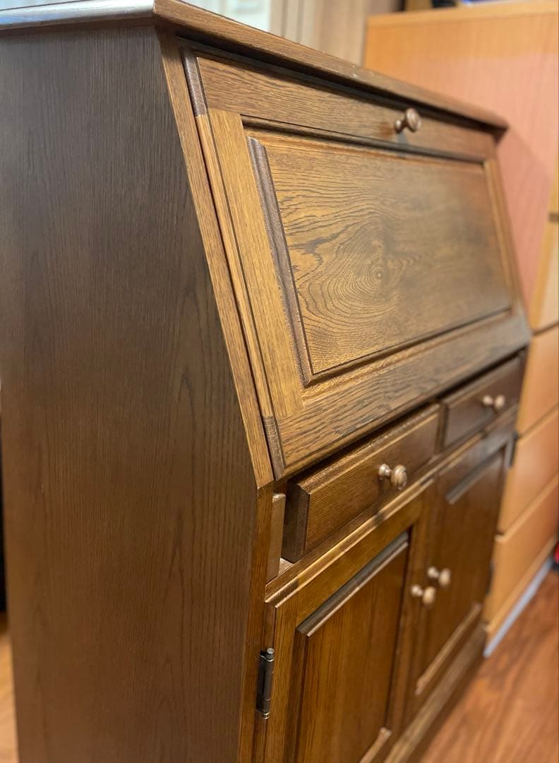 【葉山家具】No.CO-87 ライティングビューロー850（照明付）