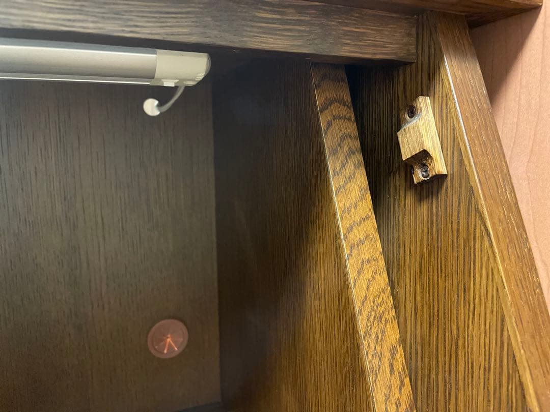 【葉山家具】No.CO-87 ライティングビューロー850（照明付）