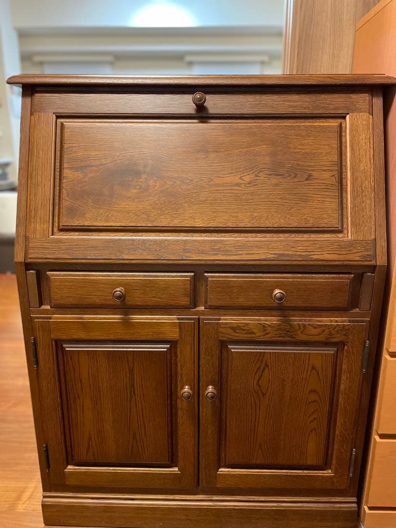 【葉山家具】No.CO-87 ライティングビューロー850（照明付）