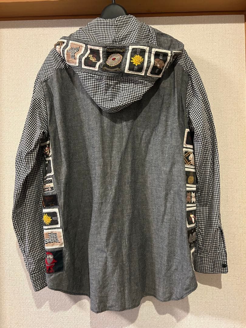 ピンクハウス　 ワッペンいっぱいサロペット ＋パーカーブラウスセット