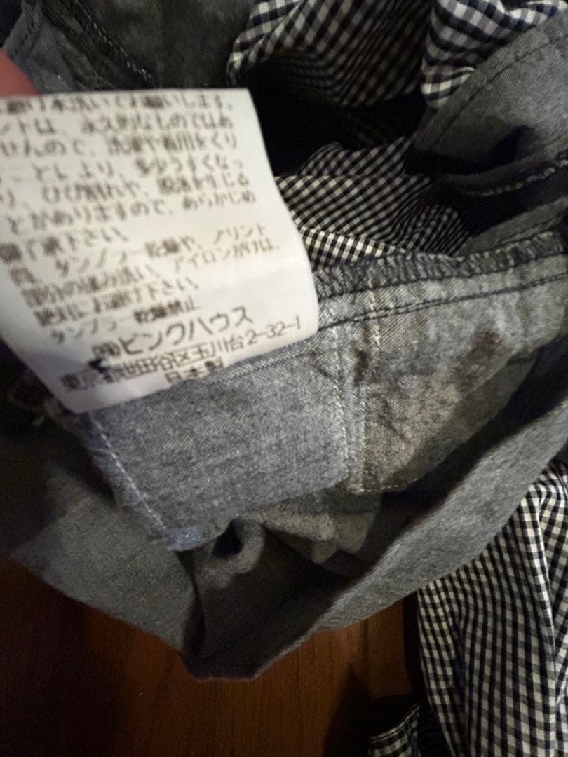 ピンクハウス　 ワッペンいっぱいサロペット ＋パーカーブラウスセット