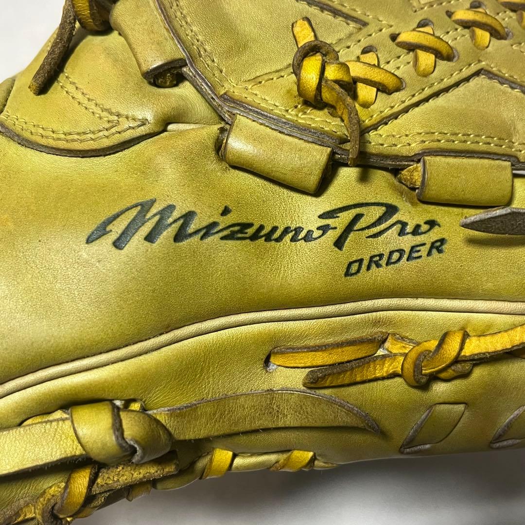ミズノプロ硬式用 オーダーグラブ 投手用ピッチャービッグM 耕作刻印