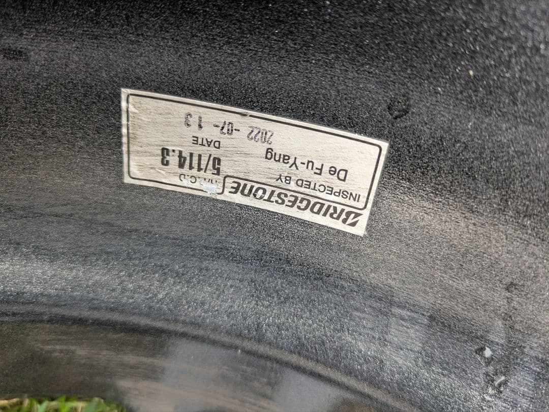 15インチ6J　アルミホイール　ヴォクシー等に