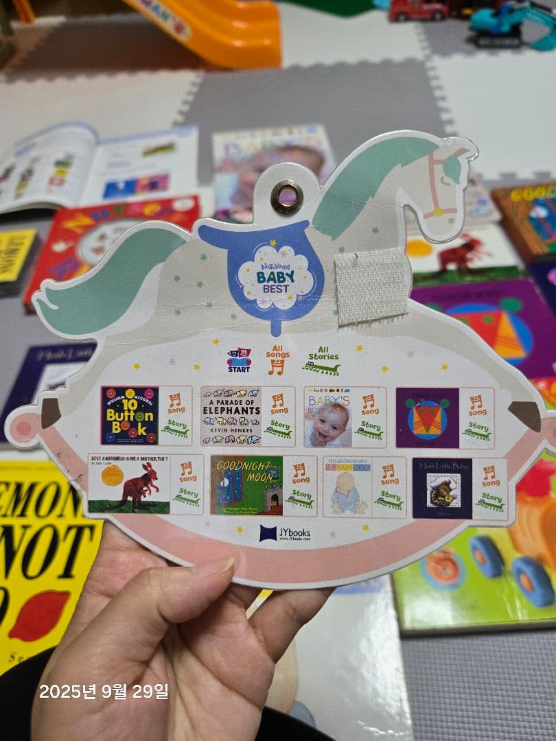 ノブヨンベビー 英語絵本 CD付き 韓国版 正規品 セイペン対応ソングカードあり