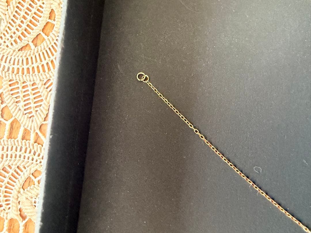 ゴールド×パール ネックレス｜一粒パール×ダイヤモンド｜※修理必要あり