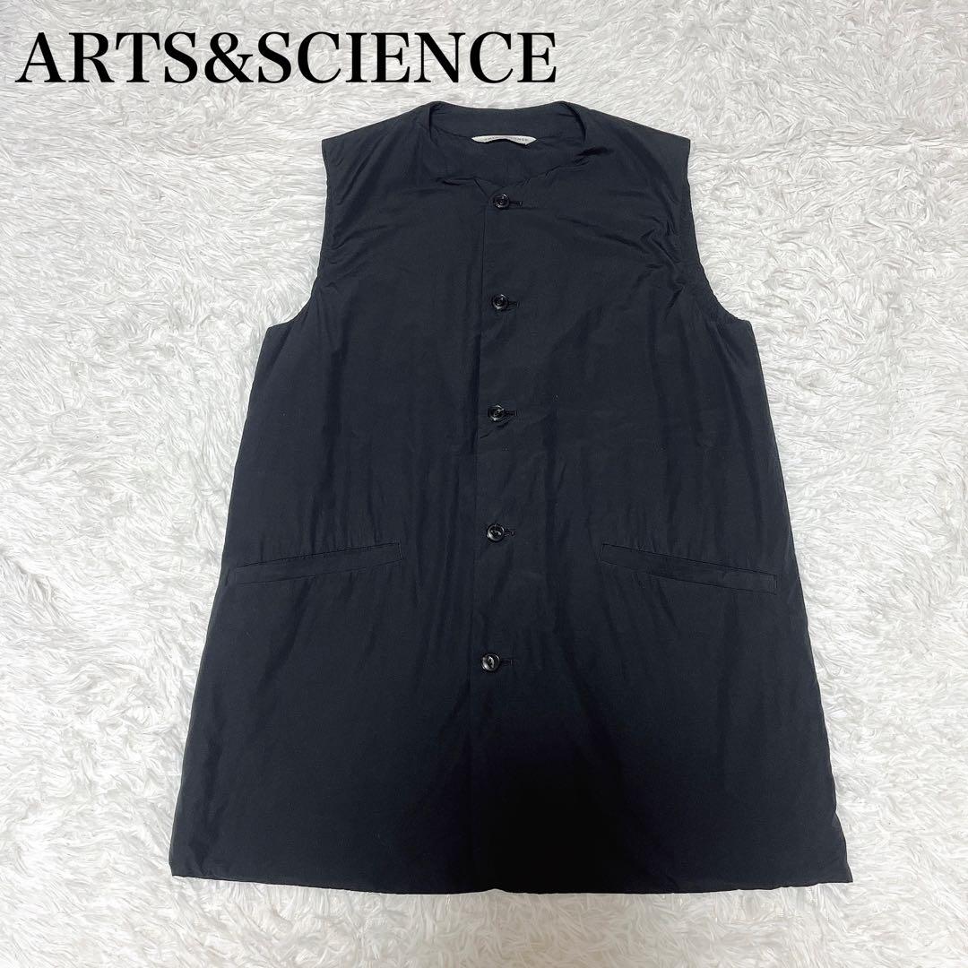 美品✨アーツアンドサイエンス 中綿　ベスト　ジャケット　ブラック