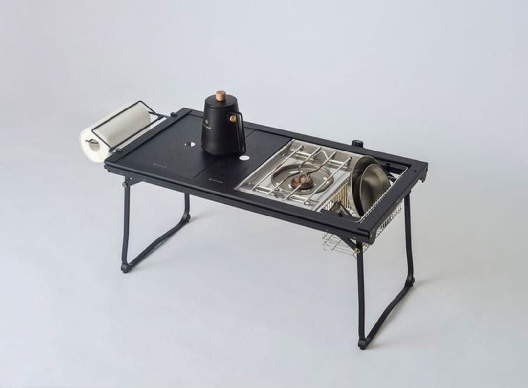 新品　IGT スノーピーク　雪峰祭　ステンレストレー1ユニット　ブラック