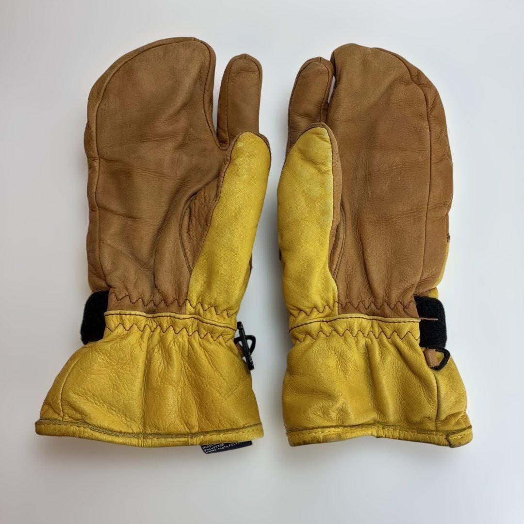 Hestra スキーグローブ イエロー/ブラウン