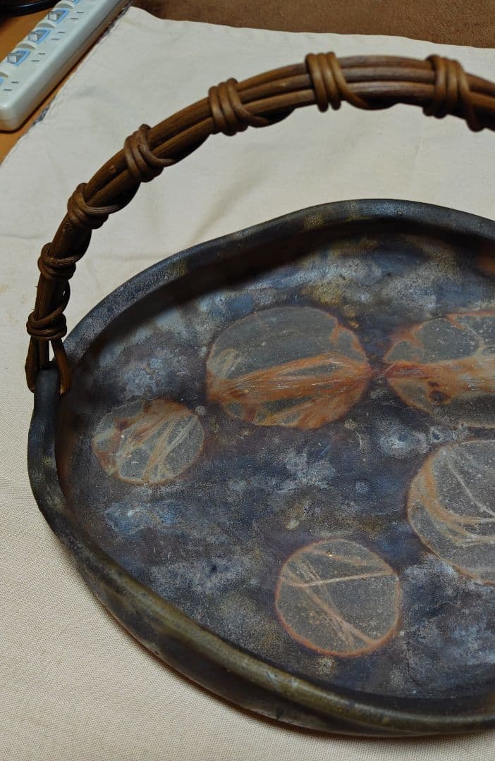 ShineＴLS　希少　備前焼　大皿　花器