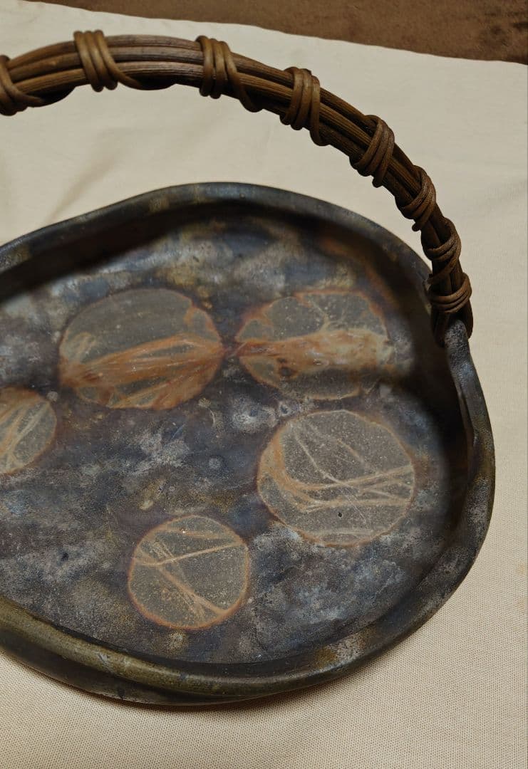 ShineＴLS　希少　備前焼　大皿　花器