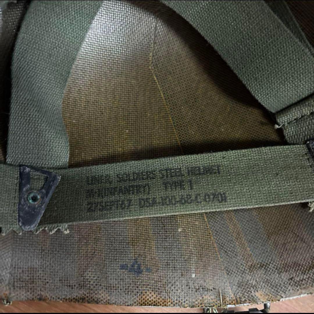 米軍　実物　M–1 HELMET Ｍ1 ヘルメット送料無料