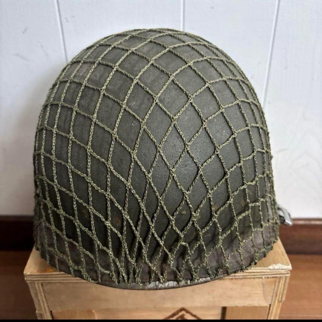 米軍　実物　M–1 HELMET Ｍ1 ヘルメット送料無料