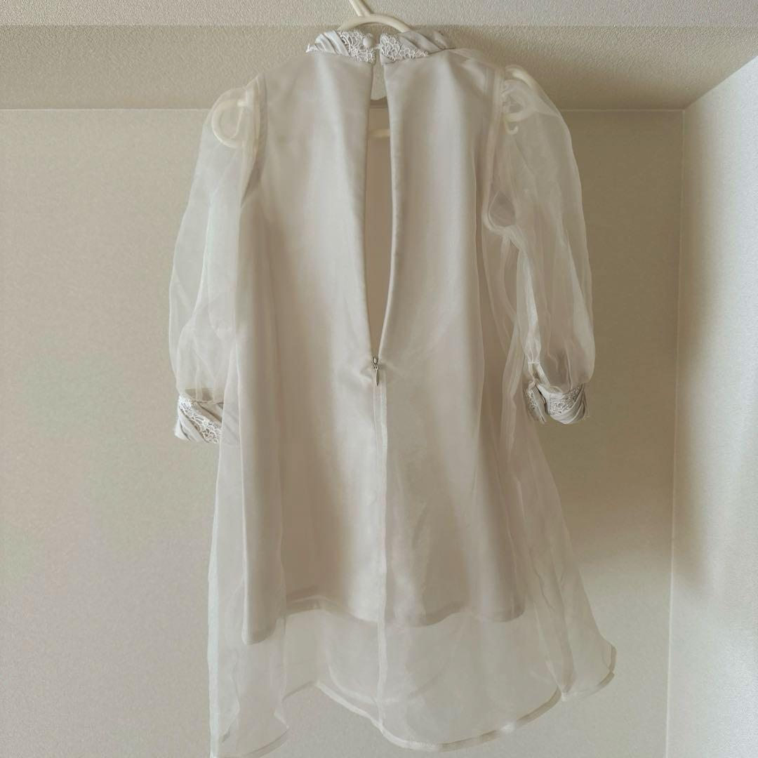 Acka. 〔Kids〕sheer over one-piece