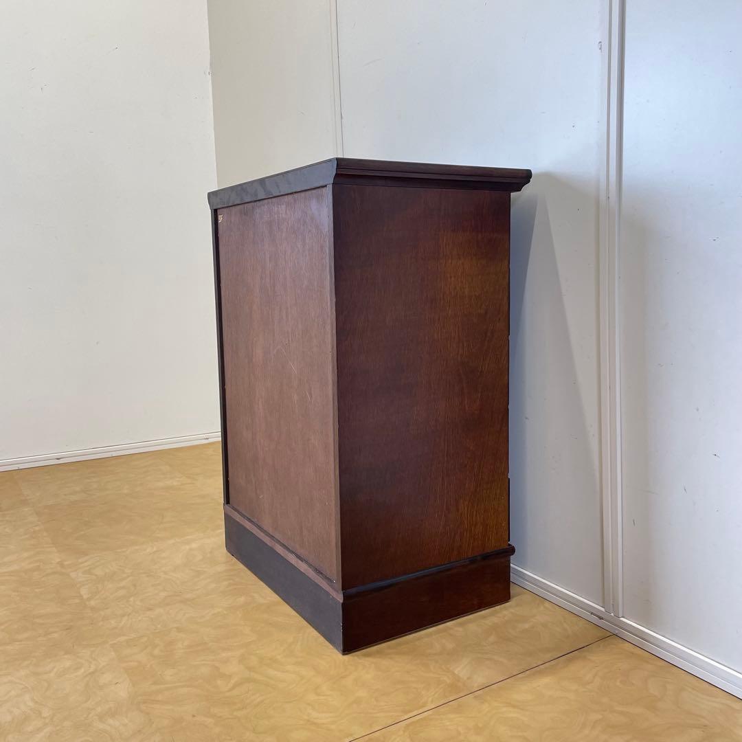 民芸家具 5段チェスト 長谷川家具 旭川家具 引き出し 電話台 タンス 箪笥