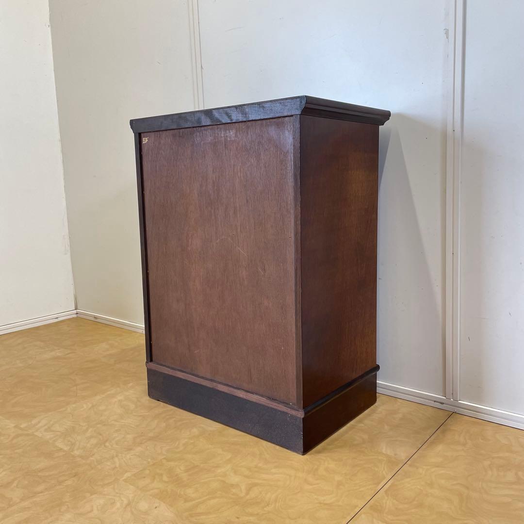 民芸家具 5段チェスト 長谷川家具 旭川家具 引き出し 電話台 タンス 箪笥