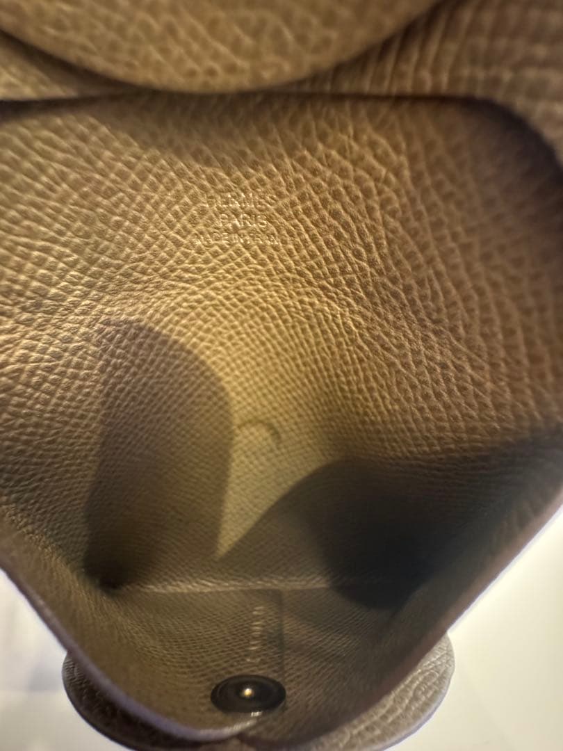 【エルメス】バスティア/ケース/エトゥープ/刻印:Z