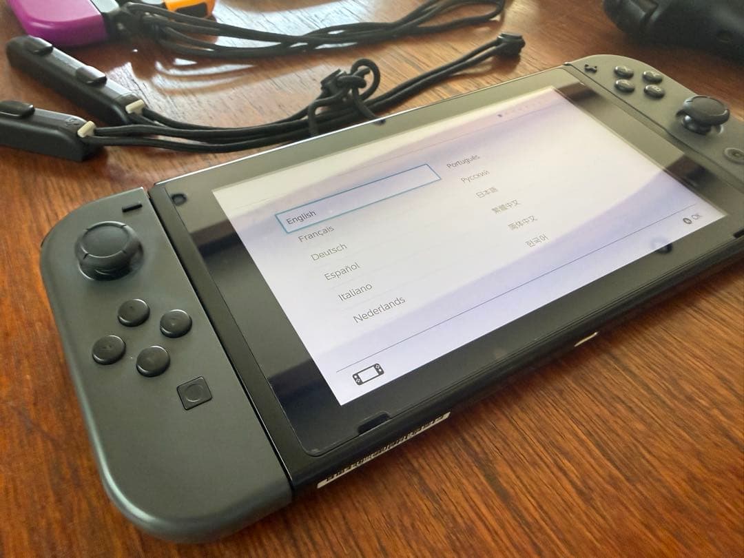 え*び様 Nintendo Switch グレー　本体　オマケ多数！